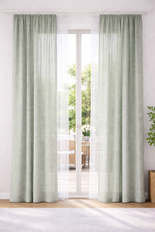 🪟 Κουρτίνα Λεπτής Σκίασης – Φυσικό Φως & Κομψότητα στον Χώρο 1+1 ΔΩΡΟ