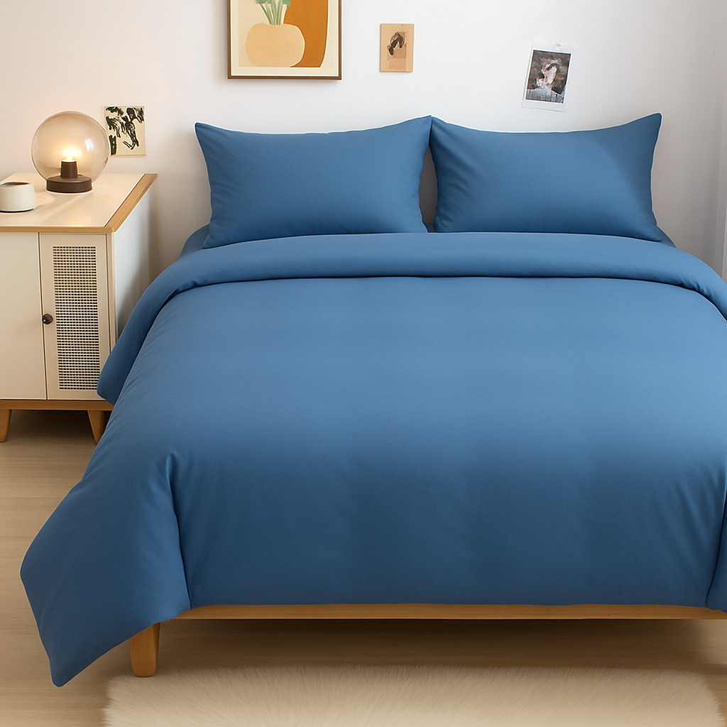 Παπλωματοθήκη Μονόχρωμη Υπέρδιπλη 220x240