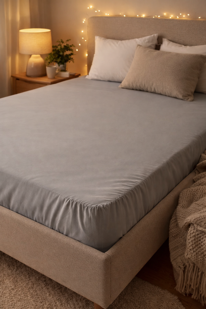 Σεντόνι Υπέρδιπλο με Λάστιχο στις Γωνίες Nuance – 180x200+25cm (100% Βαμβάκι)