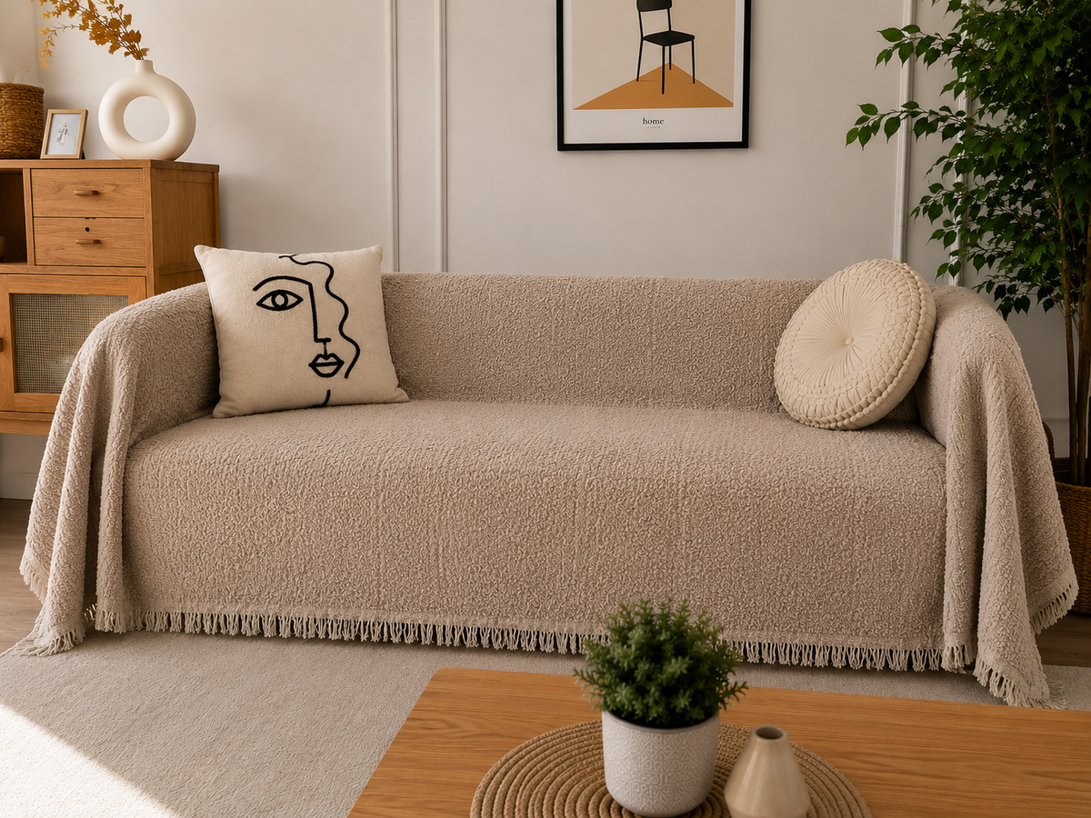 Ριχτάρι Καναπέ Premium Chenille – Πυκνή Ύφανση | 180×240 & 180×280
