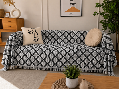 Βαμβακερό Ριχτάρι Καναπέ 180×230 cm – 1+1 ΔΩΡΟ