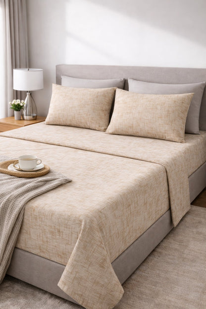 Σετ Βαμβακερά Σεντόνια με Λάστιχο 100x200+30 ή Χωρίς Λάστιχο 160x200 με Μαξιλαροθήκη | Μαλακά & Ανθεκτικά 1+1 ΔΩΡΟ