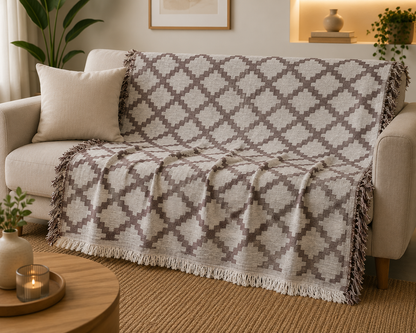 Βαμβακερό Ριχτάρι Καναπέ 180x300|All4myhome