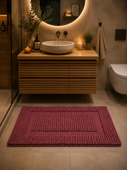 Premium Ανάγλυφο Πατάκι Μπάνιου Soft Touch | 50×80 & 60×120 cm
