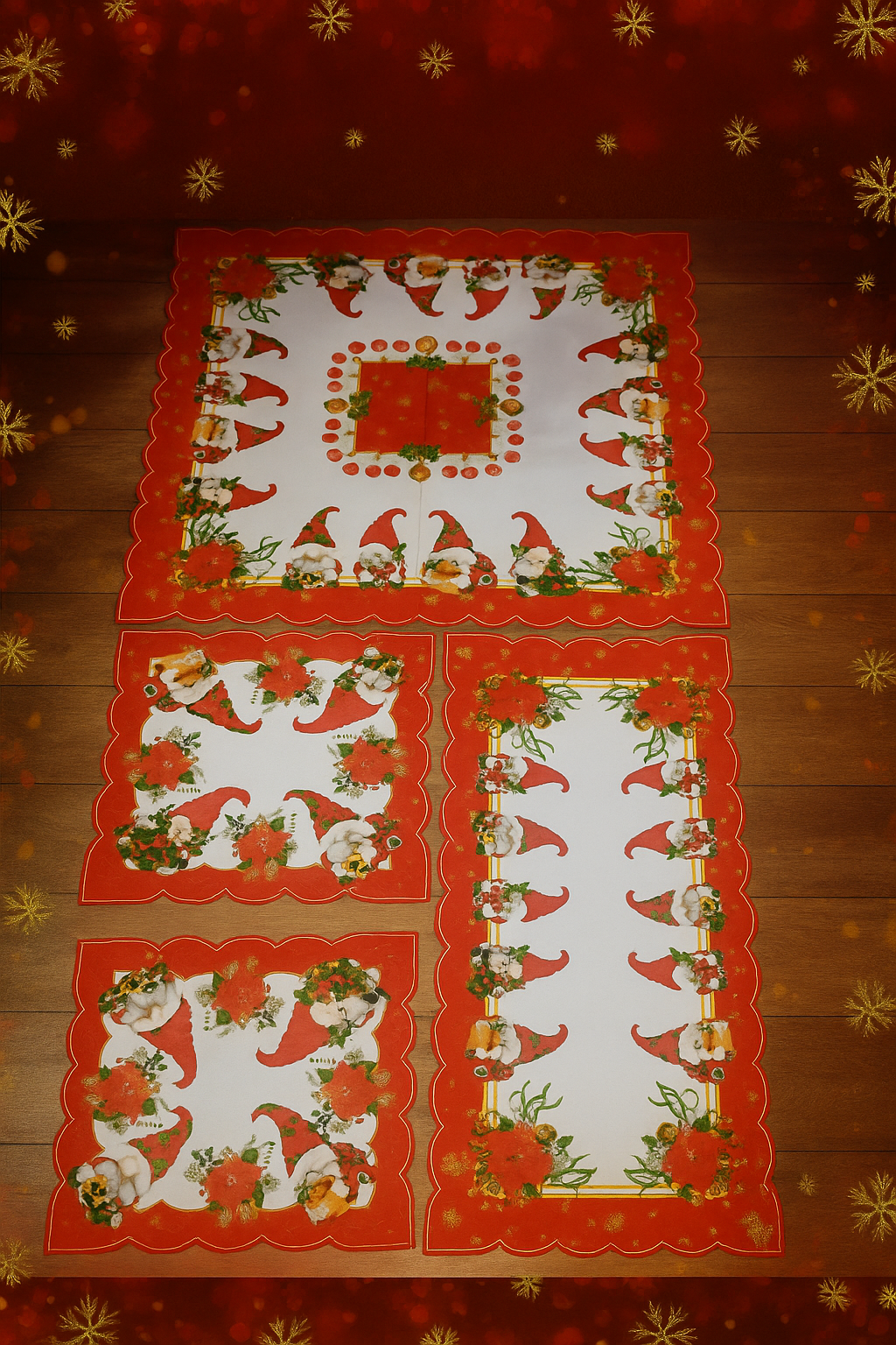 Χριστουγεννιατικα σετ 4 τεμαχιων