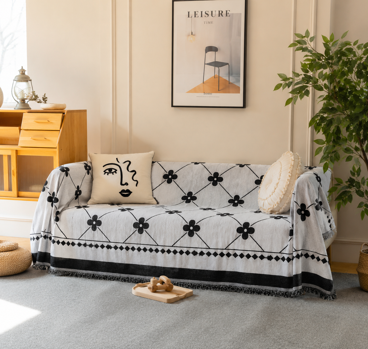 Ριχτάρι Καναπέ Premium Chenille – Πυκνή Ύφανση | 180×240 & 180×280
