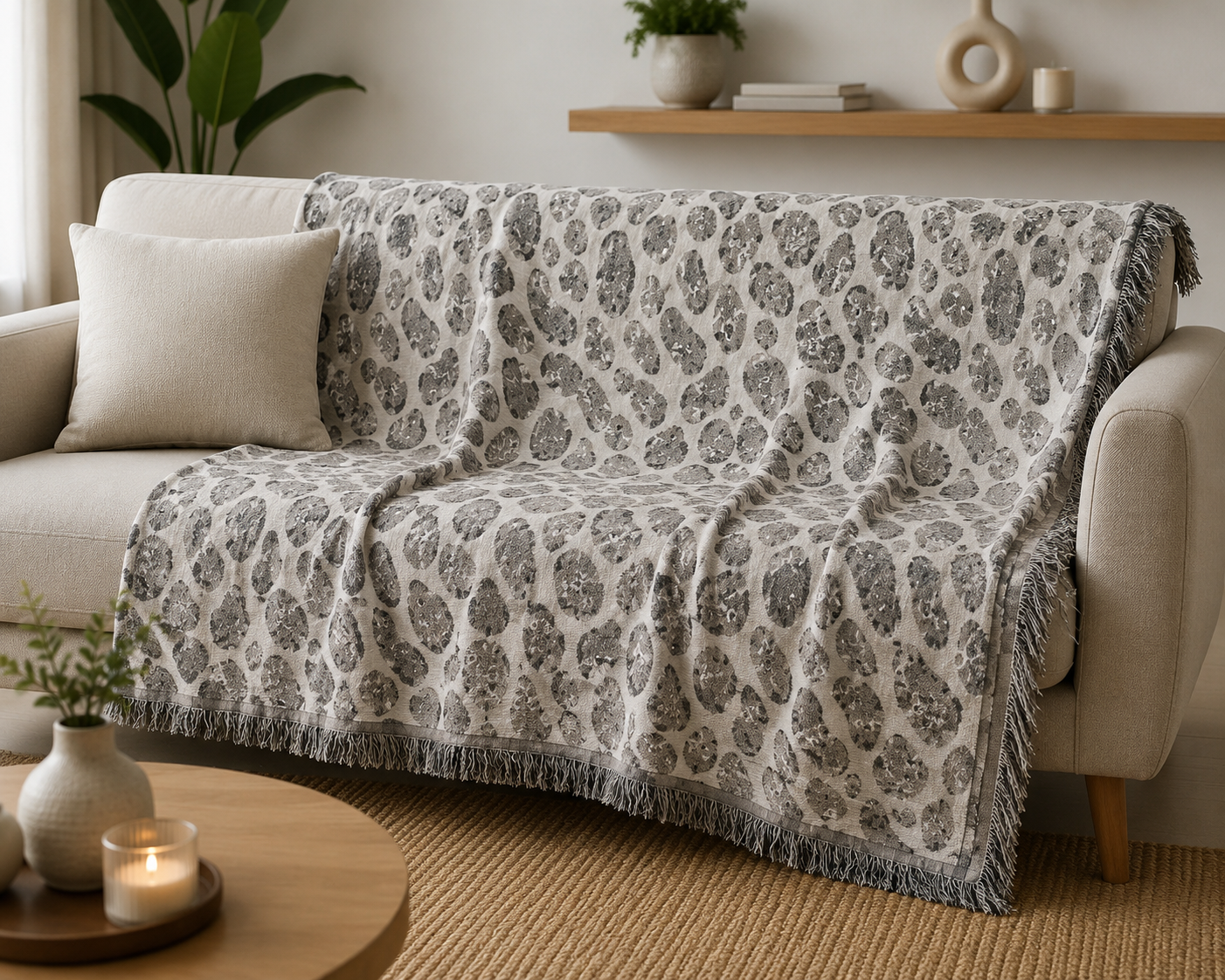 Βαμβακερό Ριχτάρι Καναπέ 180x300|All4myhome