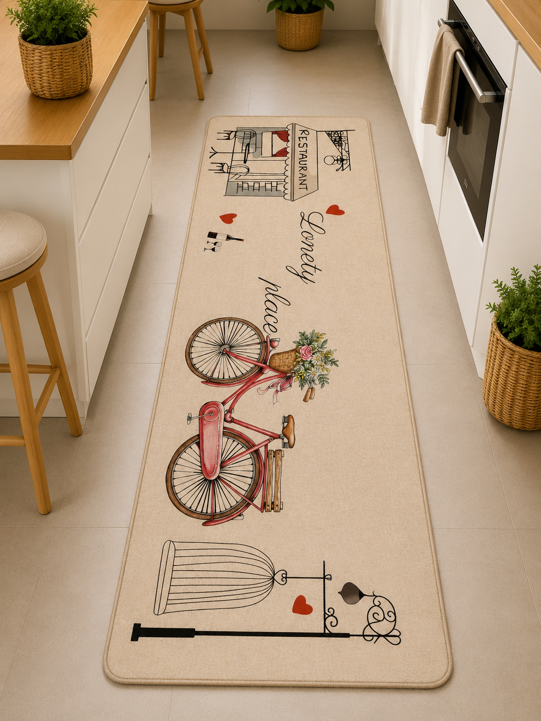 Premium Διάδρομος Κουζίνας 60×180cm – Αντιολισθητικός με Μοντέρνα Σχέδια