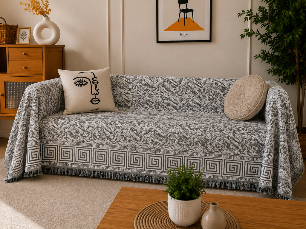 Βαμβακερό Ριχτάρι Καναπέ 180x350cm