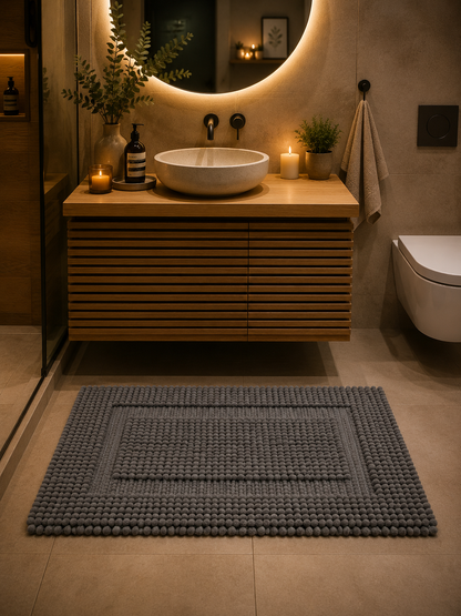 Premium Ανάγλυφο Πατάκι Μπάνιου Soft Touch | 50×80 & 60×120 cm