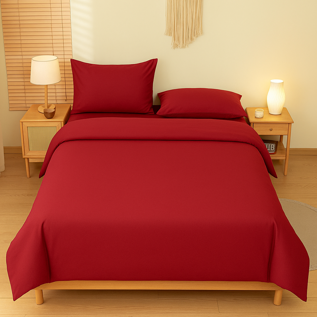 Παπλωματοθήκη Μονόχρωμη Υπέρδιπλη 220x240