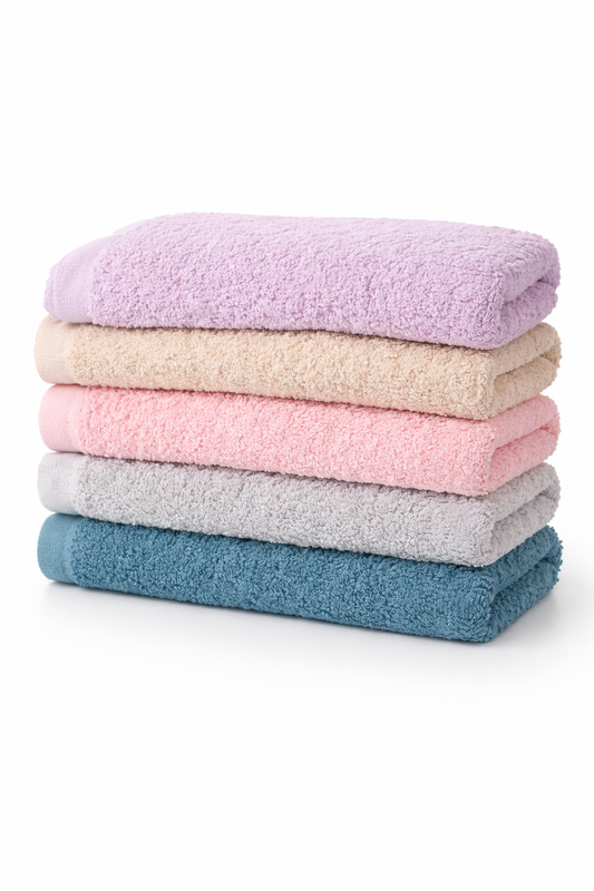 Σετ Πετσέτες Προσώπου 50x100 cm – 100% Βαμβάκι | 5 Τεμάχια