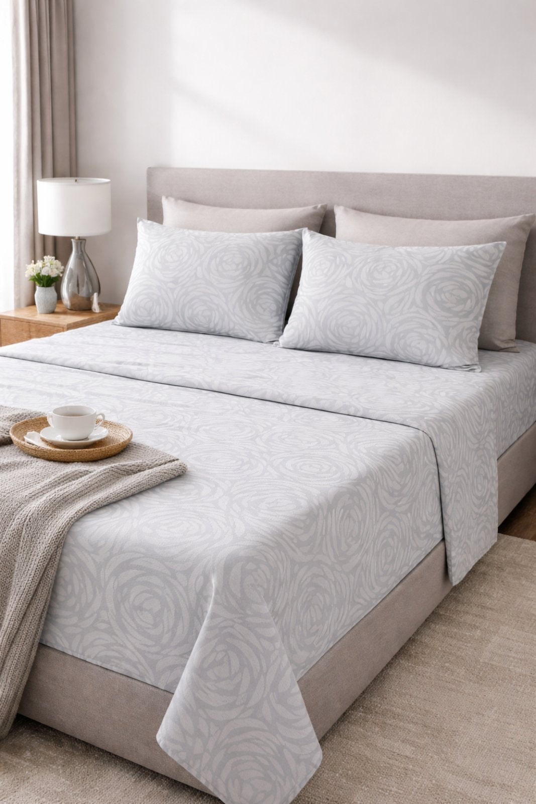 Σετ Βαμβακερά Σεντόνια με Λάστιχο 100x200+30 ή Χωρίς Λάστιχο 160x200 με Μαξιλαροθήκη | Μαλακά & Ανθεκτικά 1+1 ΔΩΡΟ