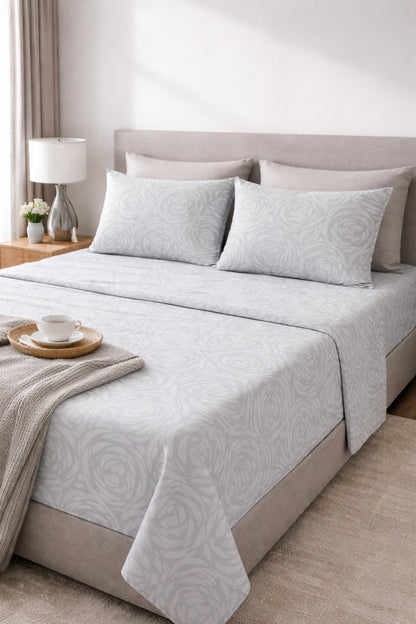 Σετ Βαμβακερά Σεντόνια με Λάστιχο 100x200+30 ή Χωρίς Λάστιχο 160x200 με Μαξιλαροθήκη | Μαλακά & Ανθεκτικά 1+1 ΔΩΡΟ