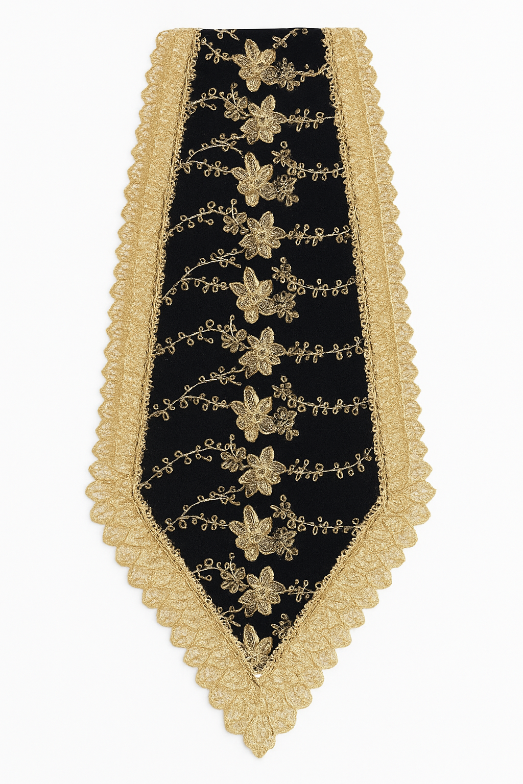 Βελουτέ Τραβέρσα 33×180 με Κρόσσια – Πολυτελής Μαλακή Διακοσμητική Τραπεζαρίας