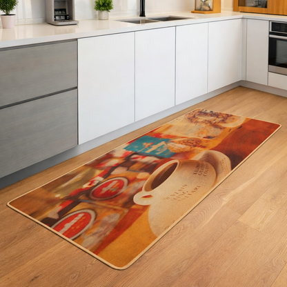 Λαστιχένιος Διάδρομος Κουζίνας 60x120 & 60x140 Αντιολισθητικός – Αδιάβροχος, Πλενόμενος, Μοντέρνα Σχέδια