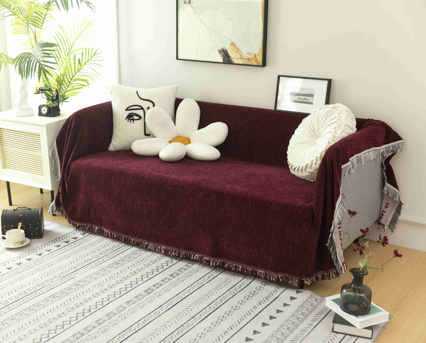 Ριχτάρι Καναπέ Σενίλ – Πολυθρόνα, Διθέσιος & Τριθέσιος